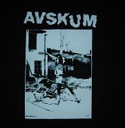 AVSKUM - Crucifix - Back Patch